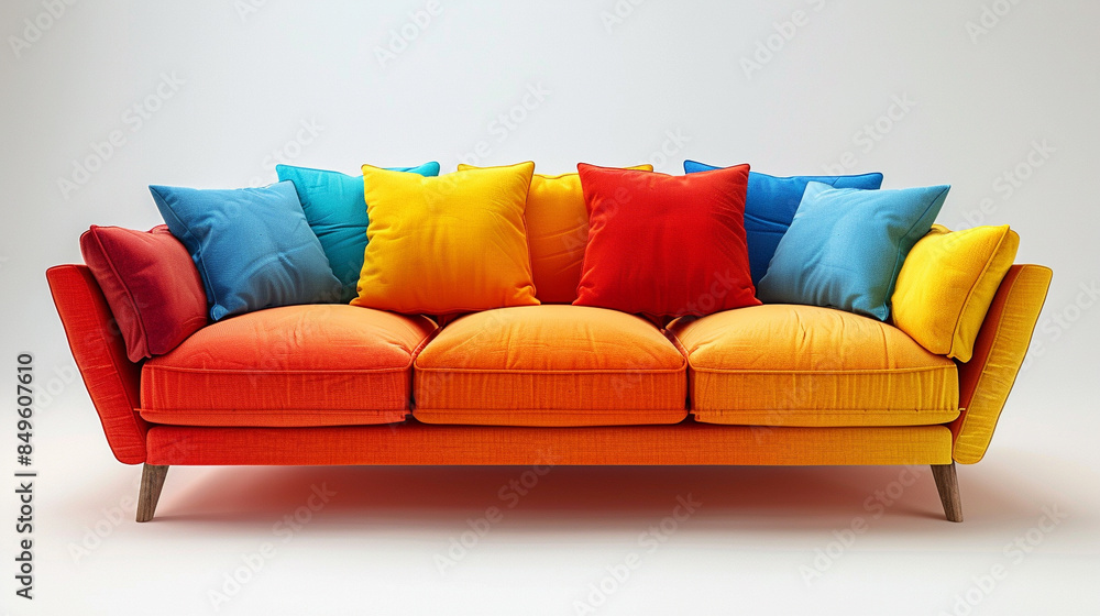 Fototapeta premium chair in soft pastel colors