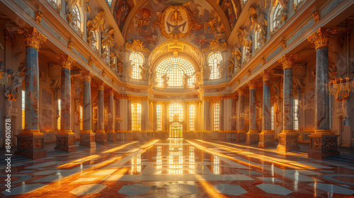 Capture the grandeur of Berlin  Germany created with Generative AI technology