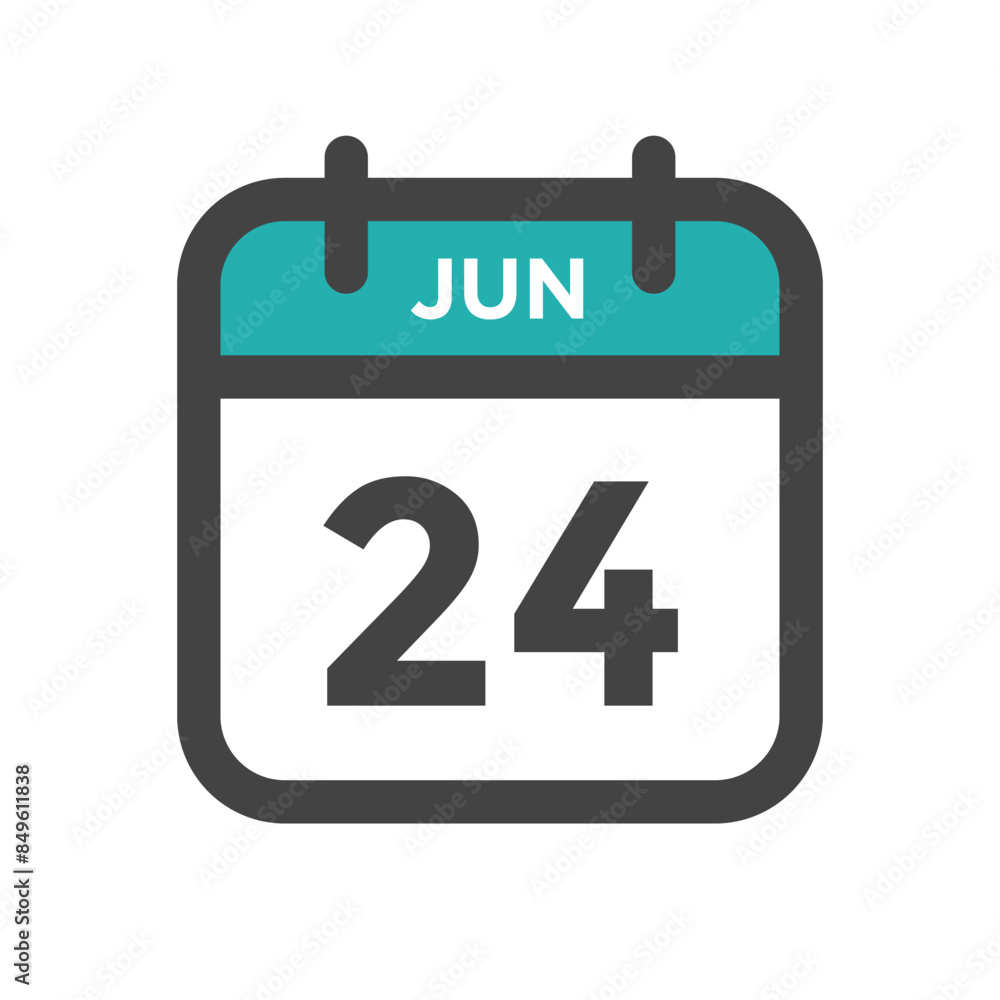 June 24 Calendar Day or Calender Date for Deadlines or Appointment June 24 Calendar Day or Calender Date for Deadlines or Appointment