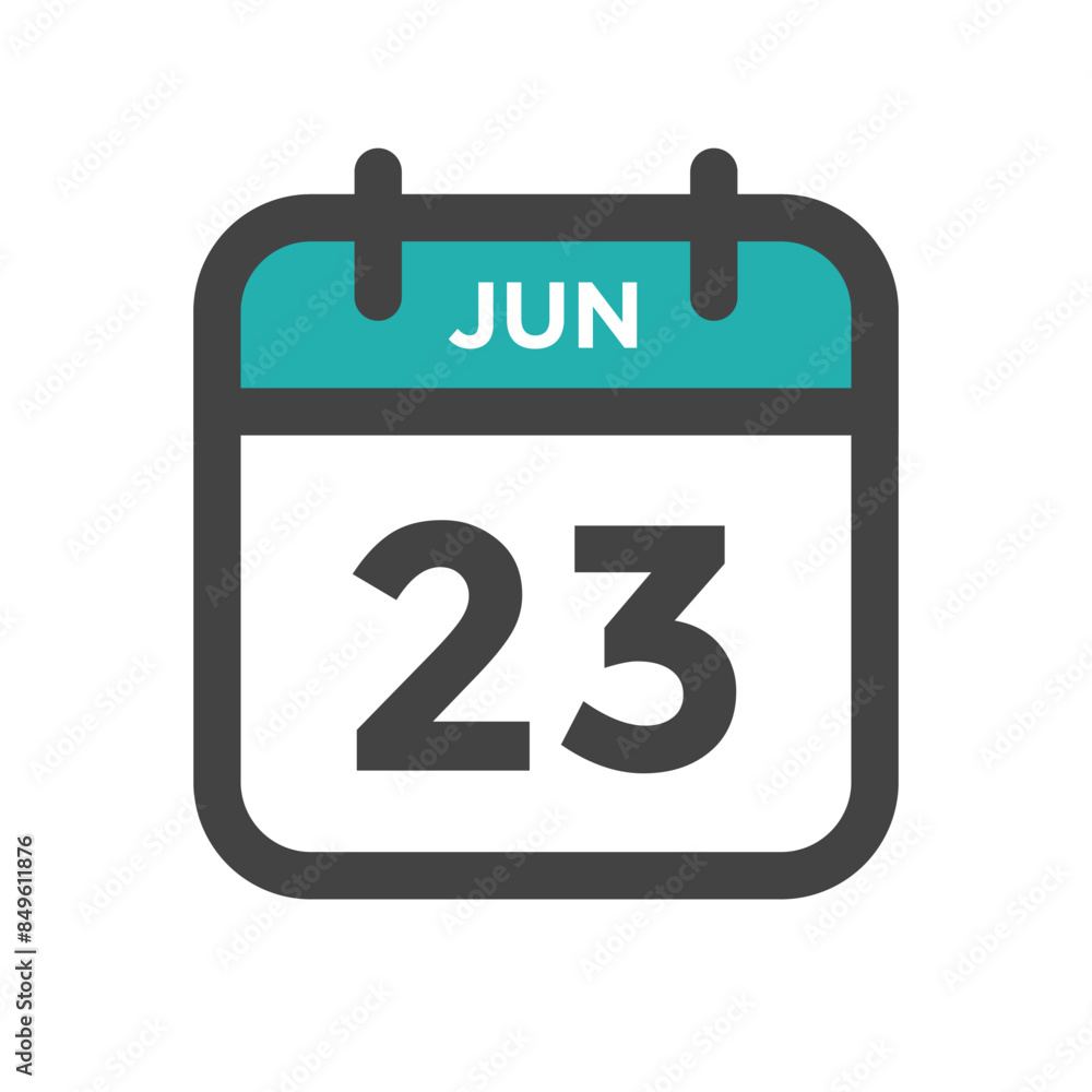 June 23 Calendar Day or Calender Date for Deadlines or Appointment June 23 Calendar Day or Calender Date for Deadlines or Appointment