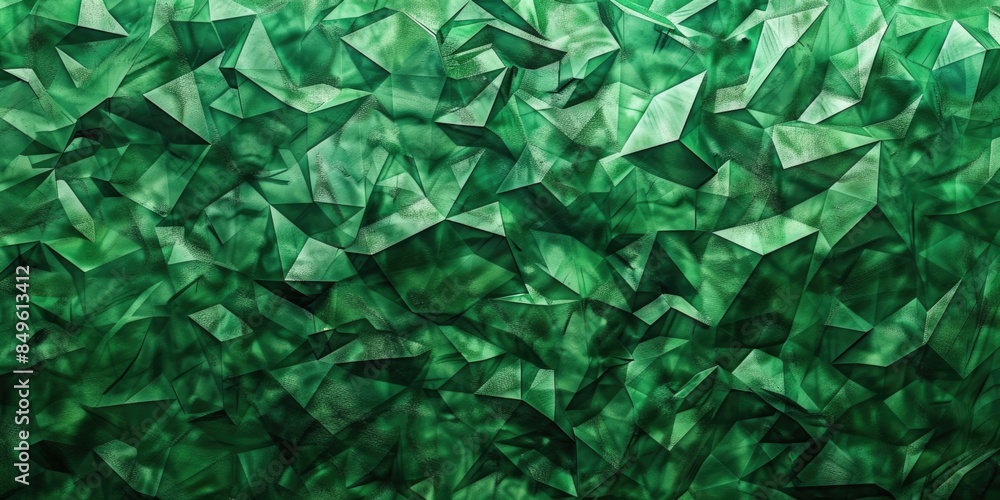 Green triangular shapes Green triangular shapes