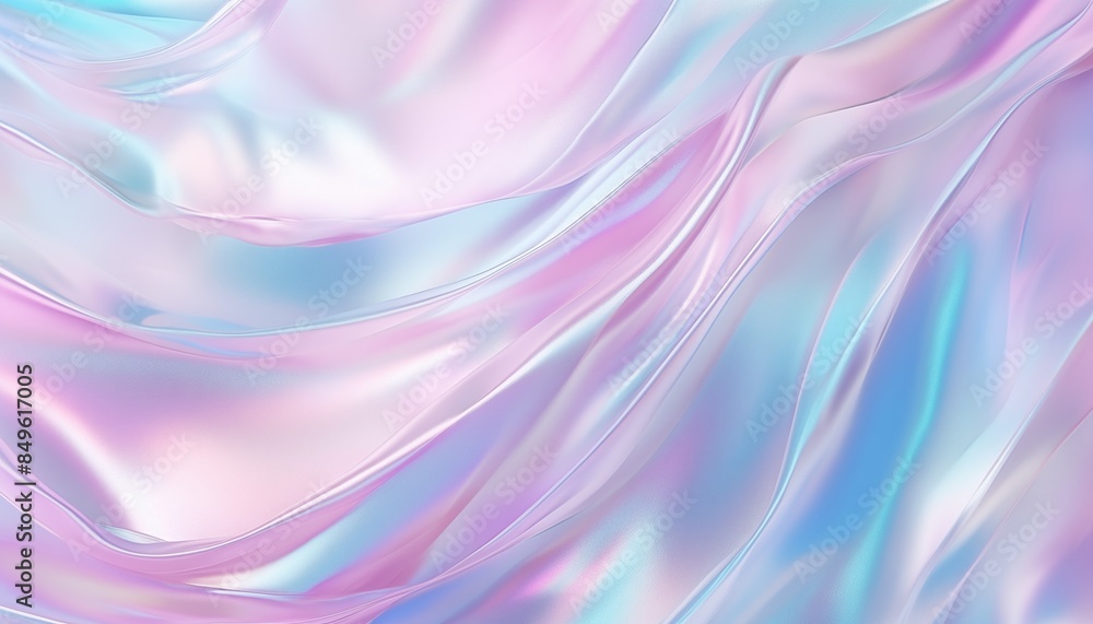 Fototapeta premium abstract background with holographic waves