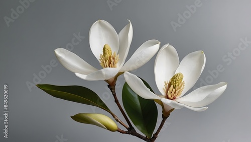 white magnolia flower