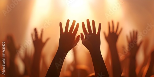 Christian worship The Symbolism of Raised Hands in Praise and Surrender. Concept Worship, Christianity, Symbolism, Raised Hands, Praise