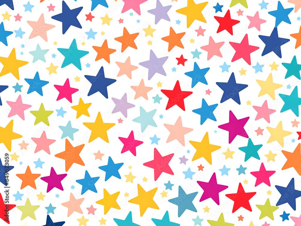 Colorful stars background Colorful stars background