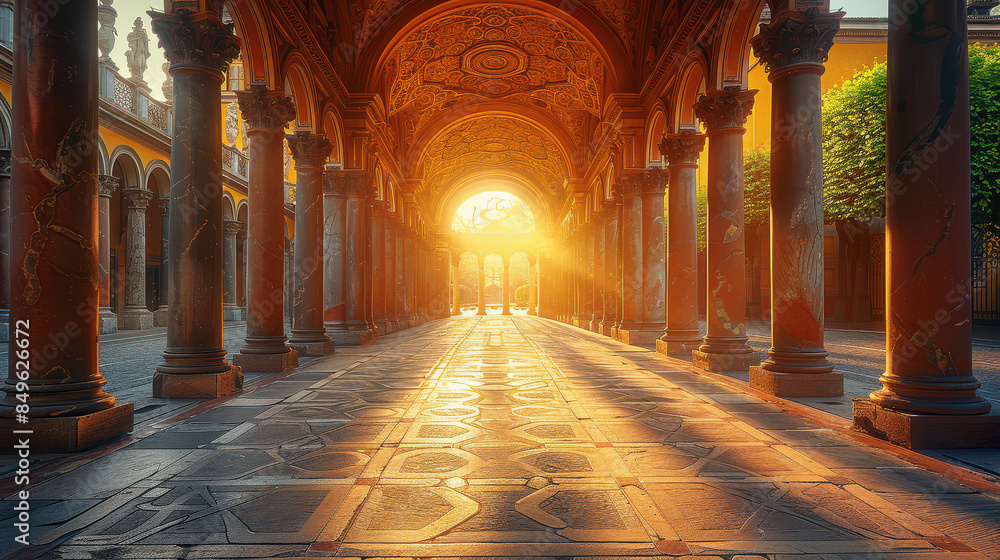 Capture the grandeur of Milan, Italy created with Generative AI technology Capture the grandeur of Milan, Italy created with Generative AI technology