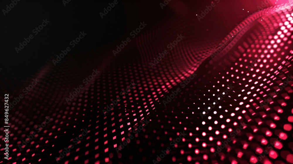 Obraz premium Cyberspace: a flowing abstract wave of information