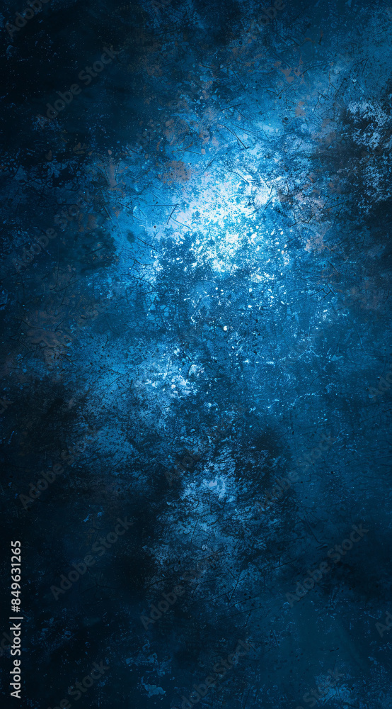 Obraz premium Abstract Streams of Blue Light Particles Flowing Through Dark Background Forming a Captivating and Visual Pattern