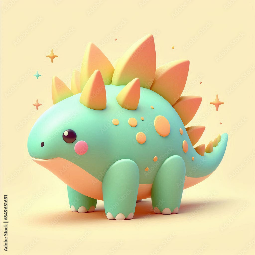 かわいい恐竜 | cute dinosaur Generative AI かわいい恐竜 | cute dinosaur Generative AI