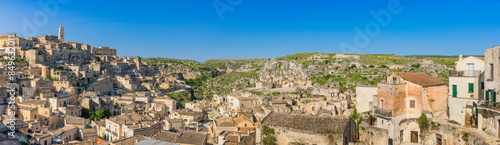 Matera One of the oldest cities in the world, Province of Matera,  The Sassi of Matera, Basilicata, Southern Italy.  Sassi. The Famous city in Southern Italy.  UNESCO World Heritage Site
