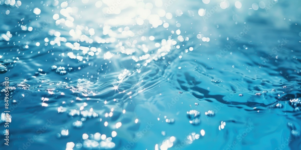 Blue Water Surface Blue Water Surface