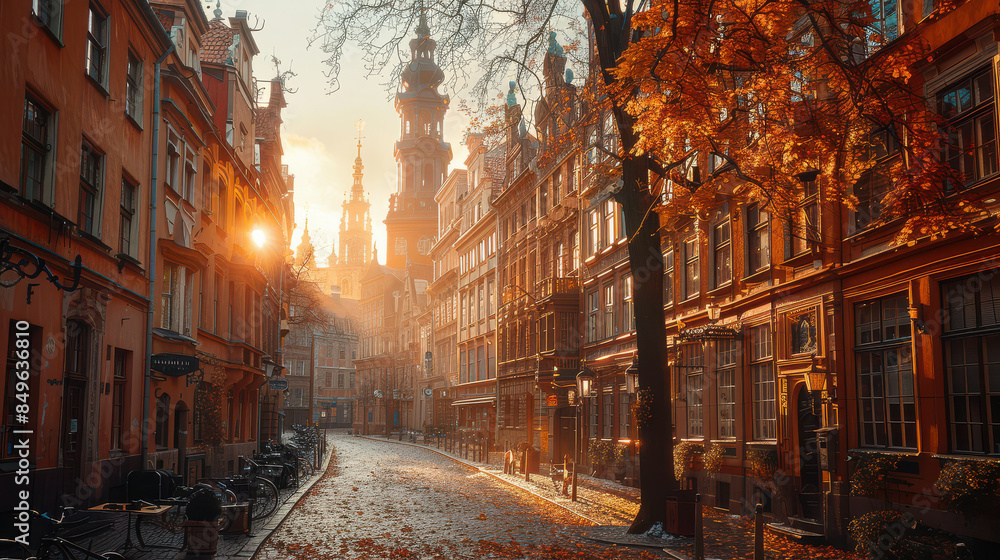 Capture the grandeur of Riga, Latvia created with Generative AI technology Capture the grandeur of Riga, Latvia created with Generative AI technology