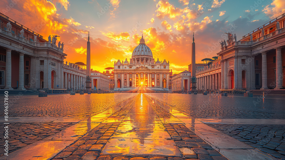 Grandeur Rome Capture the grandeur of Rome, Italy created with Generative AI ...