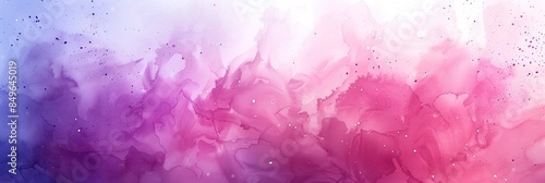 Abstract Purple and Pink Watercolor Background