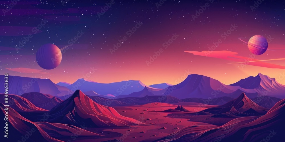 Desert Mountains Planets Desert Mountains Planets