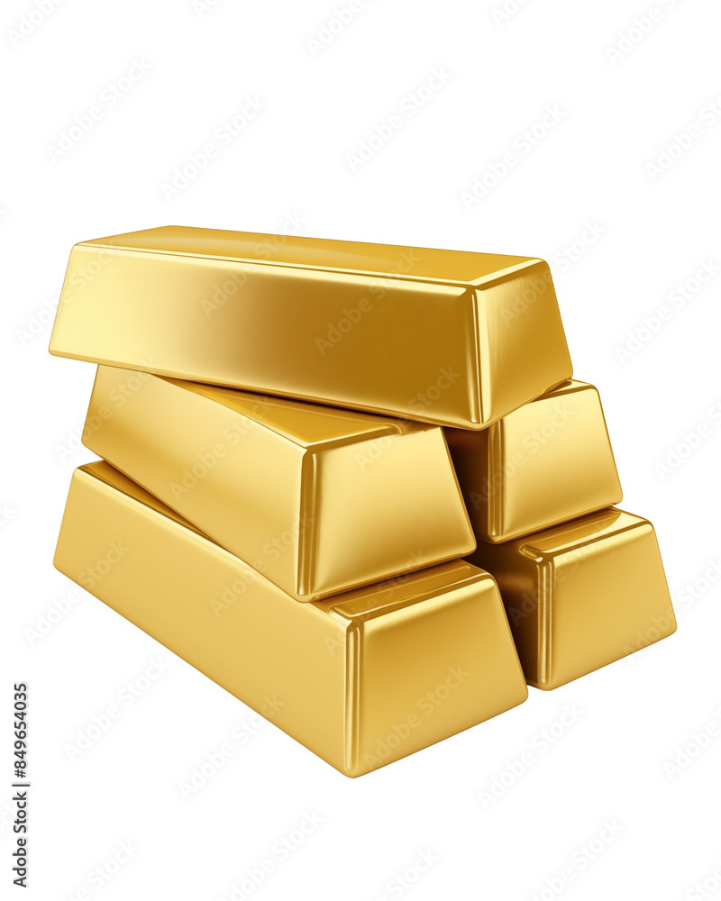 gold bars isolated gold bars isolated