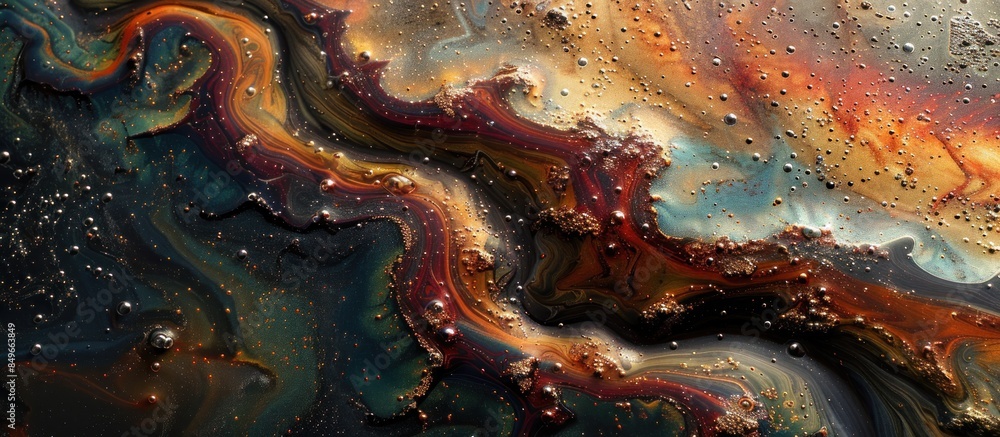 Twisted oil spill shapes Twisted oil spill shapes