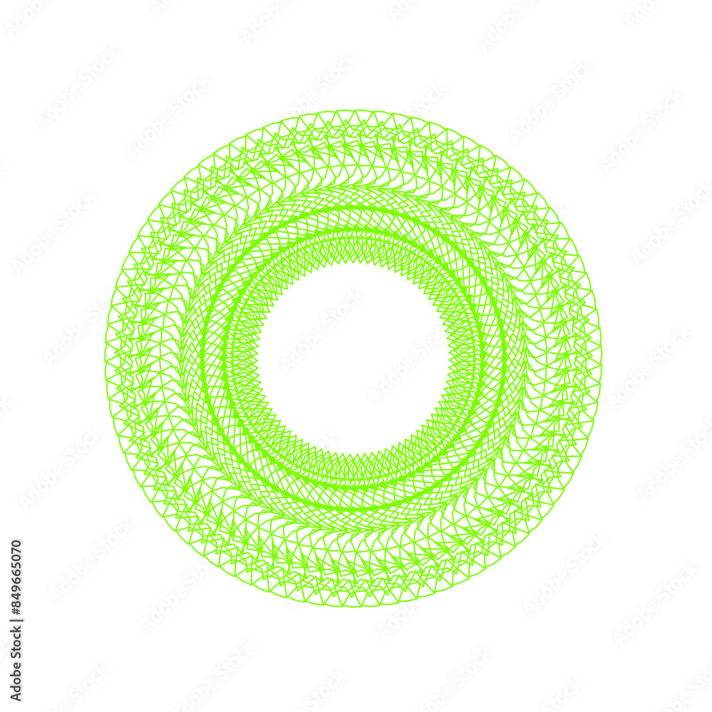 An abstract transparent circular spiral line art pattern design element. An abstract transparent circular spiral line art pattern design element.