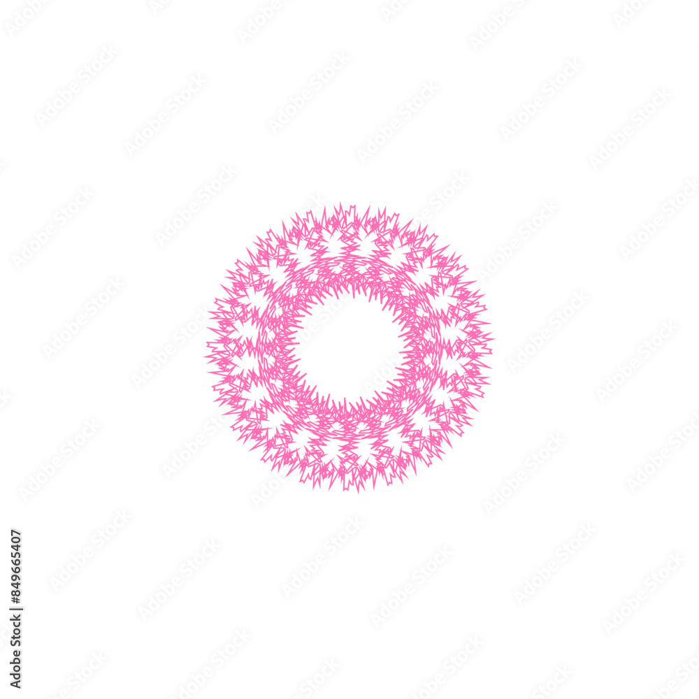 An abstract transparent circular spiral line art pattern design element. An abstract transparent circular spiral line art pattern design element.