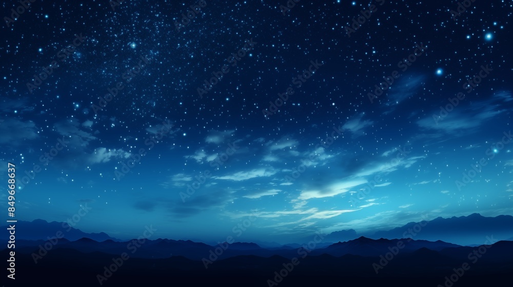 Fototapeta premium beautiful sky night with stars background.