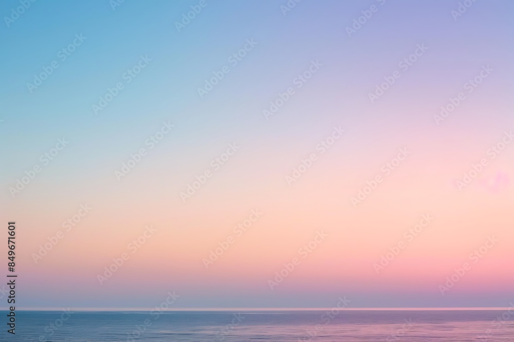 The subtle, soft gradient of colors in a twilight sky The subtle, soft gradient of colors in a twilight sky