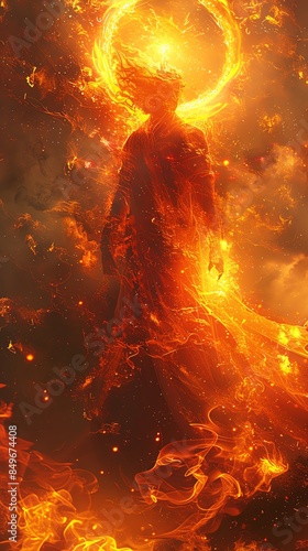 Wallpaper Mural A digital painting of Pele Torontodigital.ca