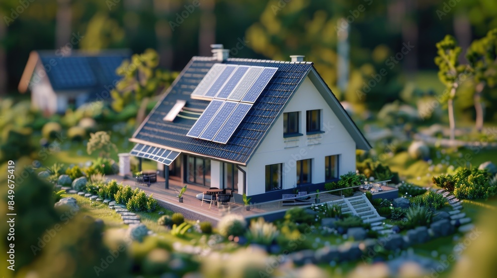Solar Panel House Solar Panel House