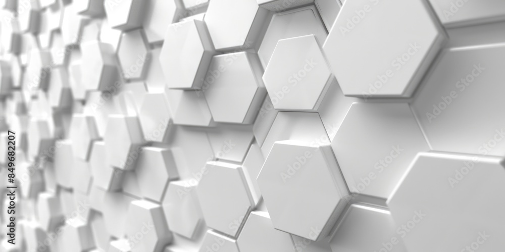 Hexagon Wall Close Up Hexagon Wall Close Up
