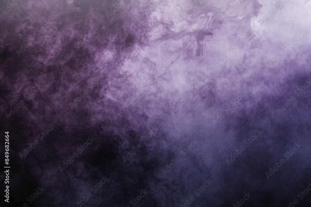 Purple and white smoke blend, creating a textured background with glowing swirls for a touch of mystery and magic in designs Purple and white smoke blend, creating a textured background with glowing swirls for a touch of mystery and magic in designs