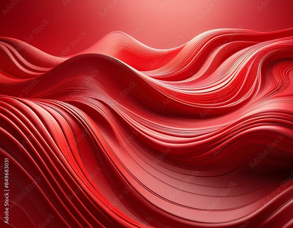 Soft and liquid Red waves background Soft and liquid Red waves background