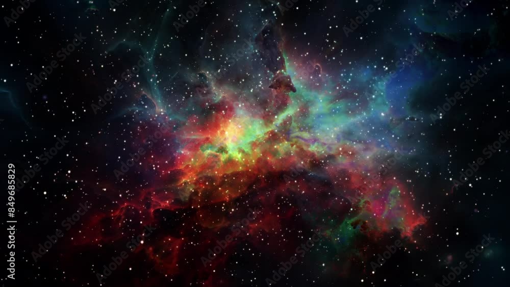 nebula galaxy particles space background nebula galaxy particles space background