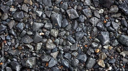 Wallpaper Mural Close up of a textured gravel surface background Torontodigital.ca