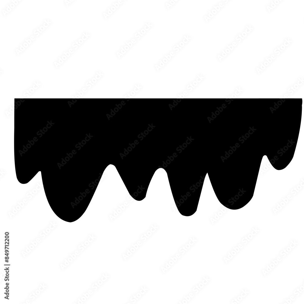 Melting liquid border Melting liquid border