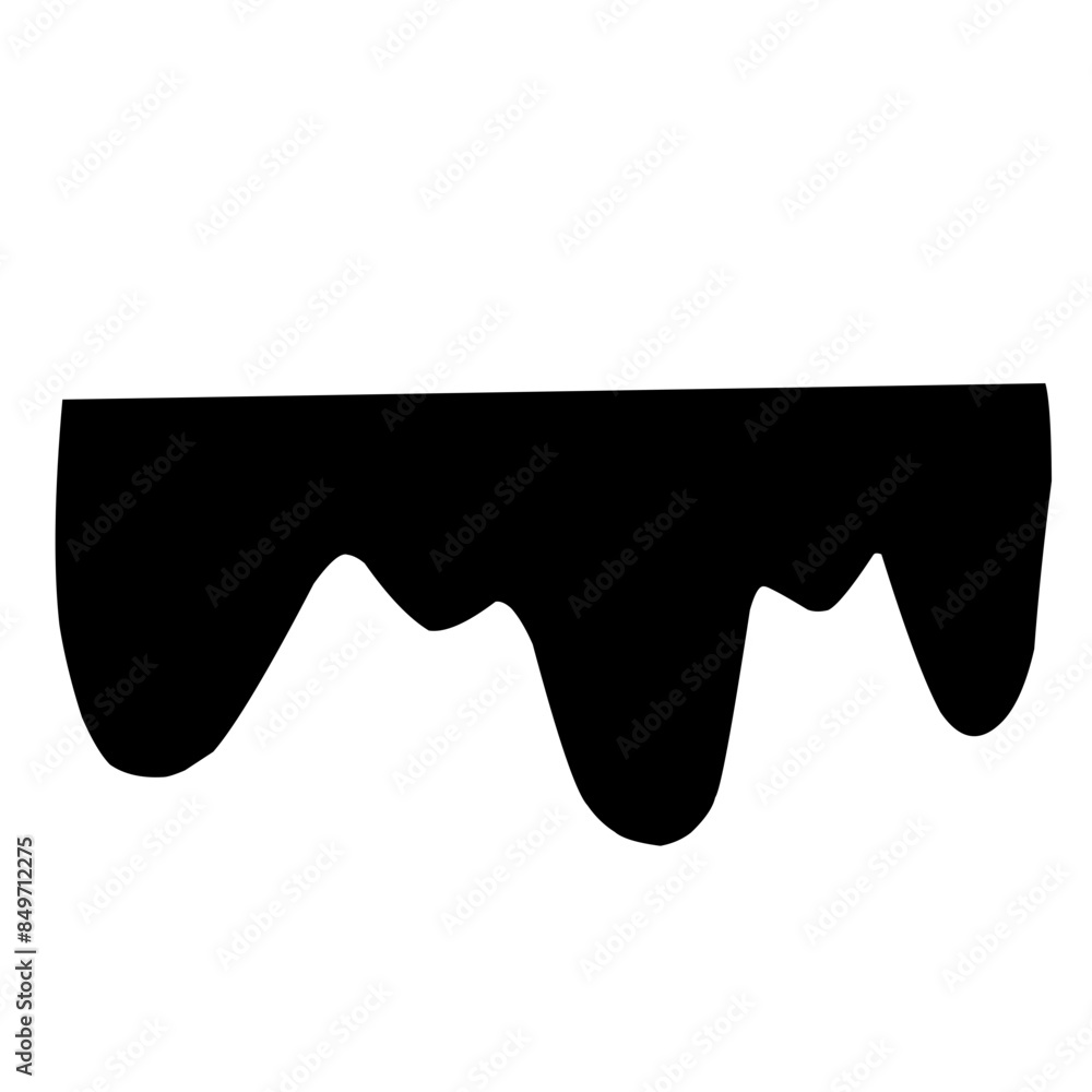 Melting liquid border Melting liquid border