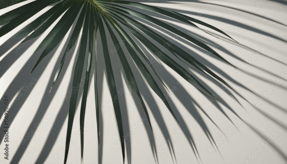 Obraz premium Shadow Palm Leave pattern
