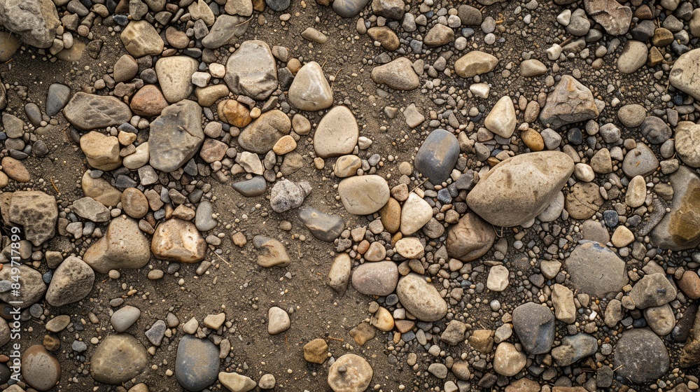 Background of Light Brown Color with Pebbles and Asphalt Background of Light Brown Color with Pebbles and Asphalt