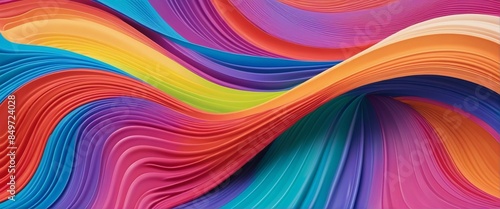 Abstract colorful bold colors and gradients waves texture background, wall paper design