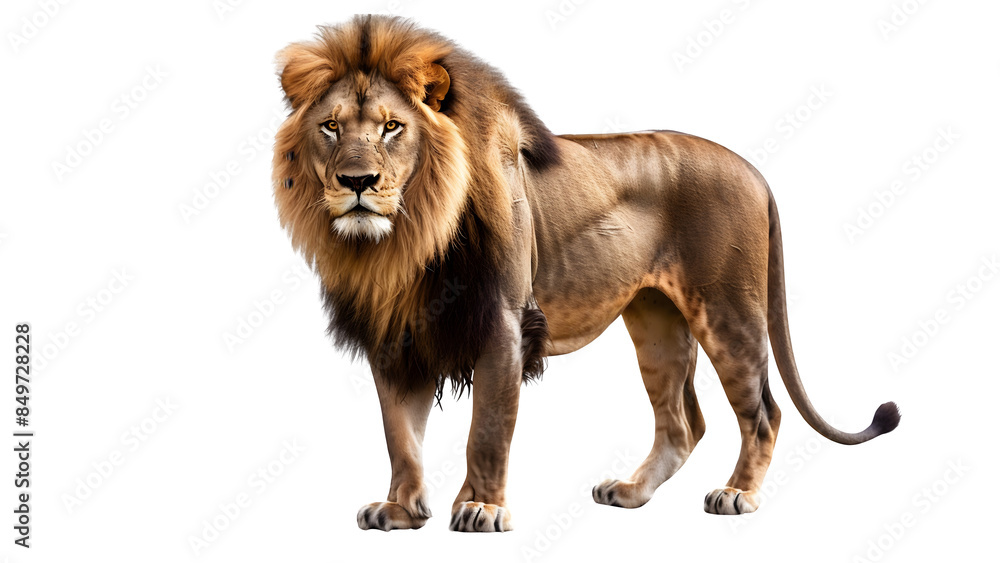 Lion isolated on a transparent background, PNG, Ai Lion isolated on a transparent background, PNG, Ai