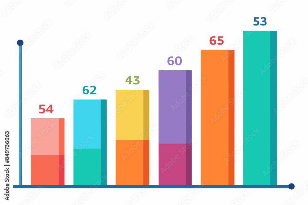 a bar chart with a number of bars, bar graph to compare quantities or values across different categories a bar chart with a number of bars, bar graph to compare quantities or values across different categories