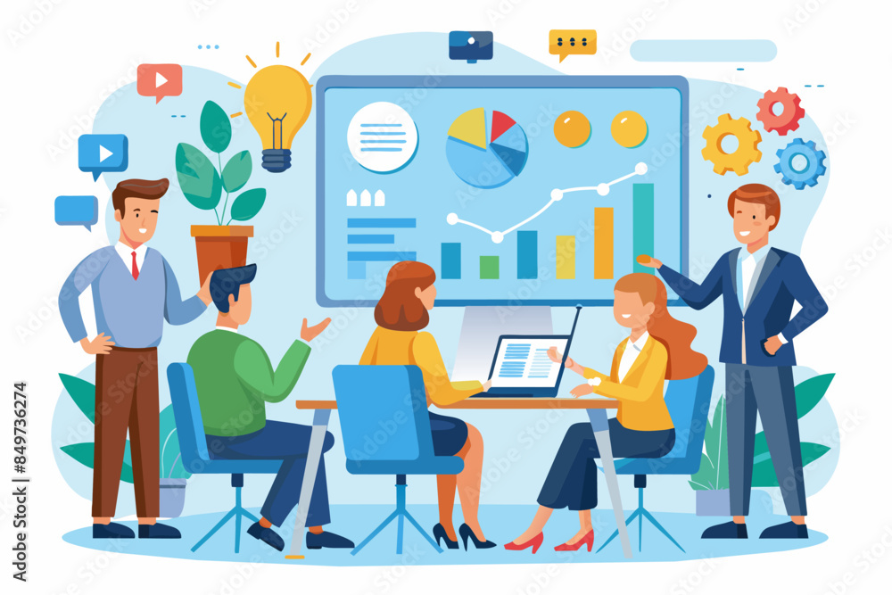 a man in a business suit is giving a presentation to a group of people, presentation template for pitching business ideas to potential investors or stakeholders a man in a business suit is giving a presentation to a group of people, presentation template for pitching business ideas to potential investors or stakeholders