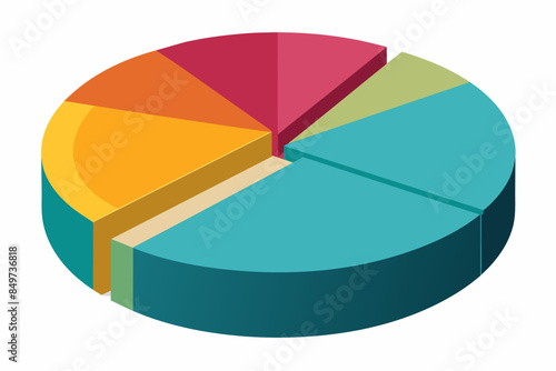 a pie chart with the percentage of the percentage of the percentage of the percentage of the percentage of the, pie chart to represent proportions or percentagesa whole