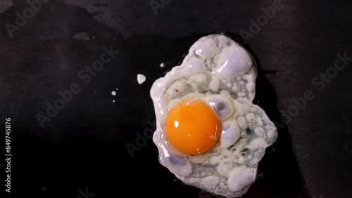 Learn the art of creating a perfect sunnyside up egg in a pan for your breakfast