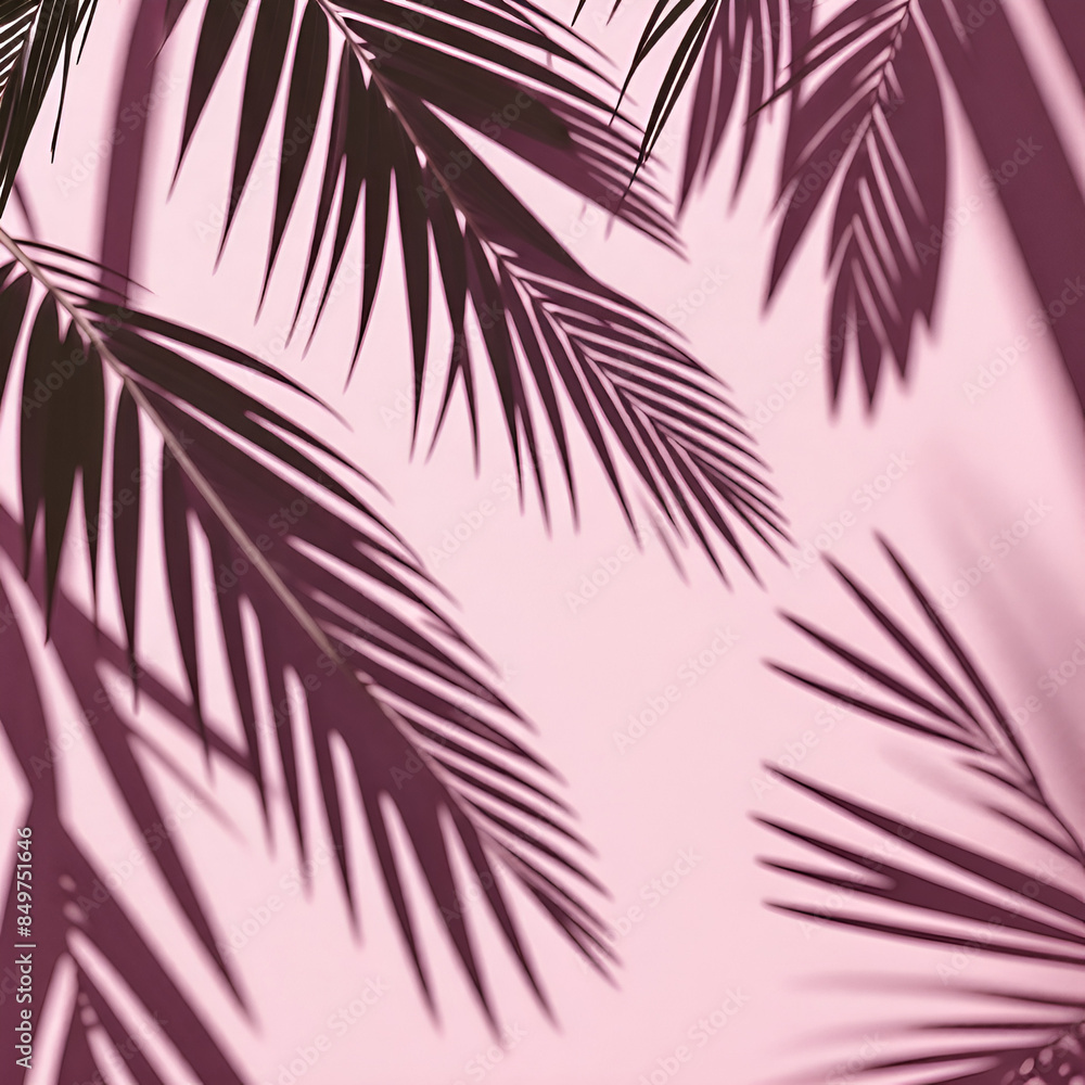 Obraz premium palm leaves background