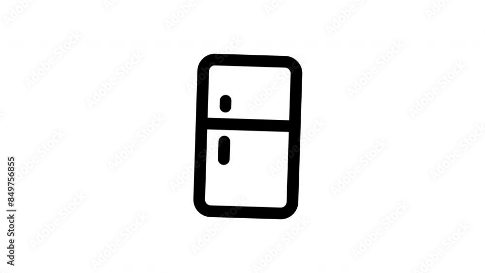 Refrigerator animated icon with alpha ch annel. Perfect for project and Explainer Video Refrigerator animated icon with alpha ch annel. Perfect for project and Explainer Video
