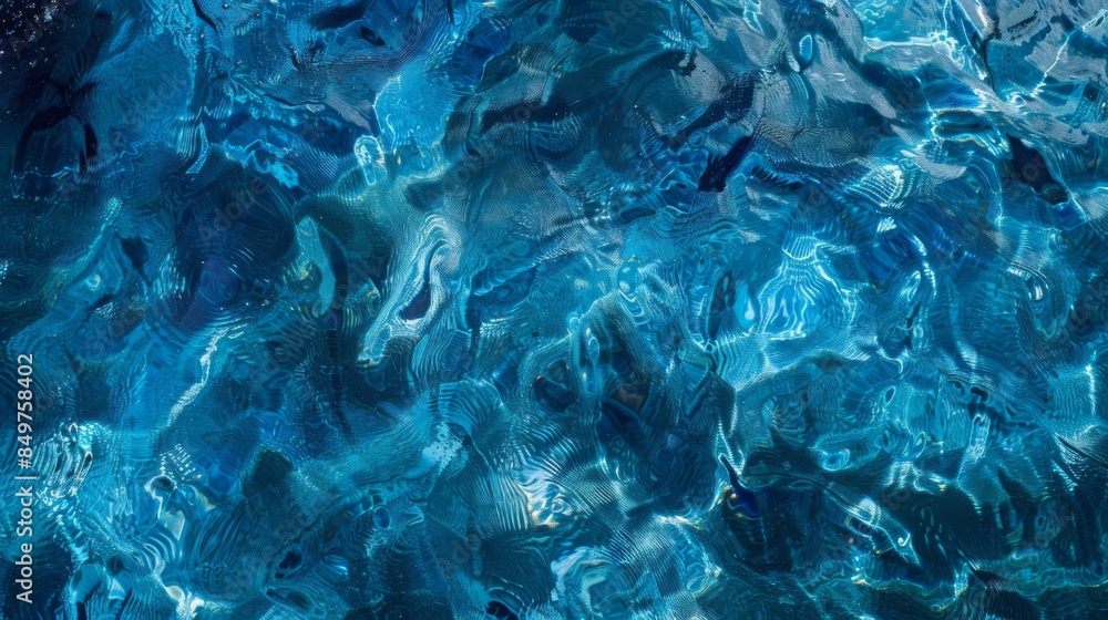 A close-up of water ripples creating an artistic, abstract pattern of light and shadows A close-up of water ripples creating an artistic, abstract pattern of light and shadows