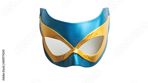 Superhero mask, on white background photo