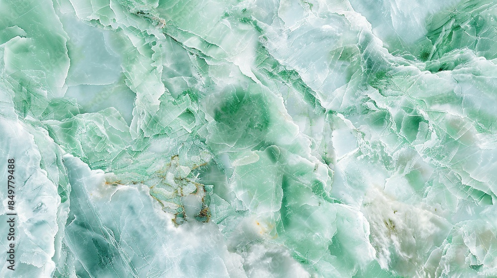 Fototapeta premium High-Resolution Marble Texture: Seamless Light Green, White, and Gray for Countertops and Design