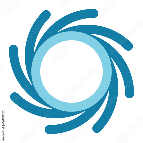 typhoon icon for illustration