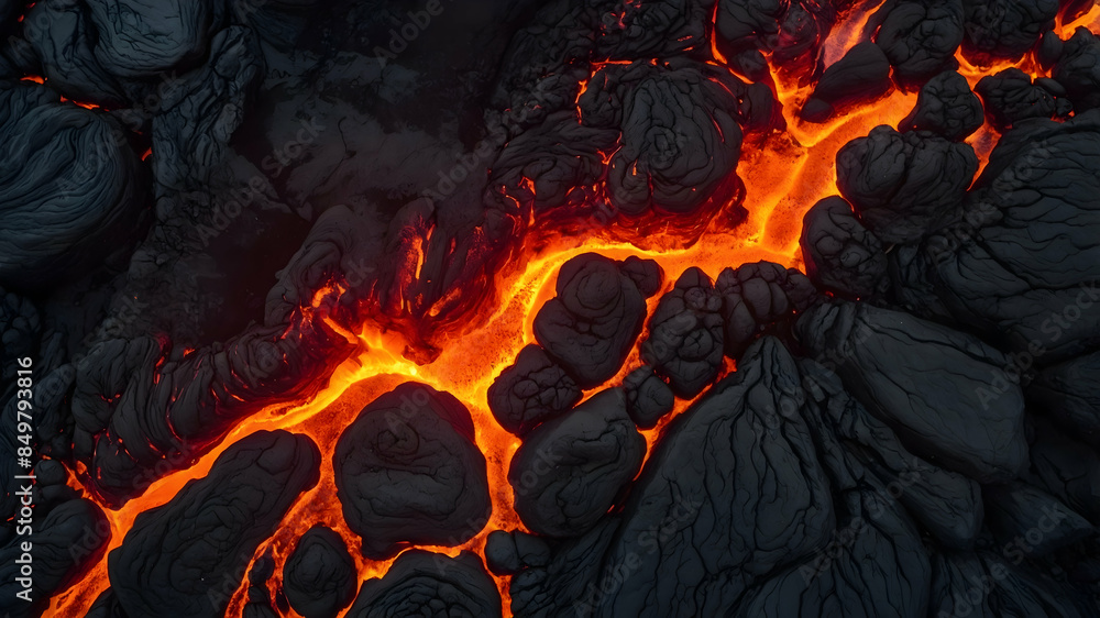 Lava From Volcano Lava From Volcano