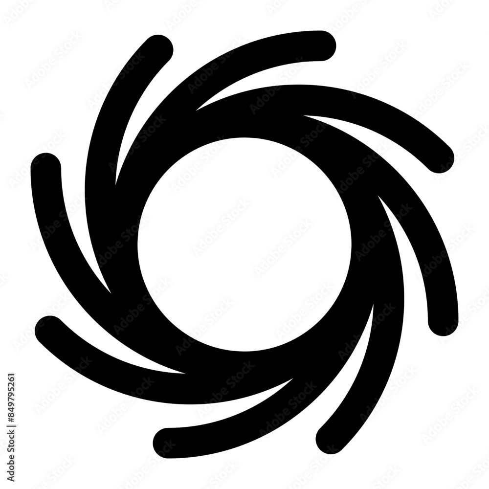 typhoon icon for illustration typhoon icon for illustration